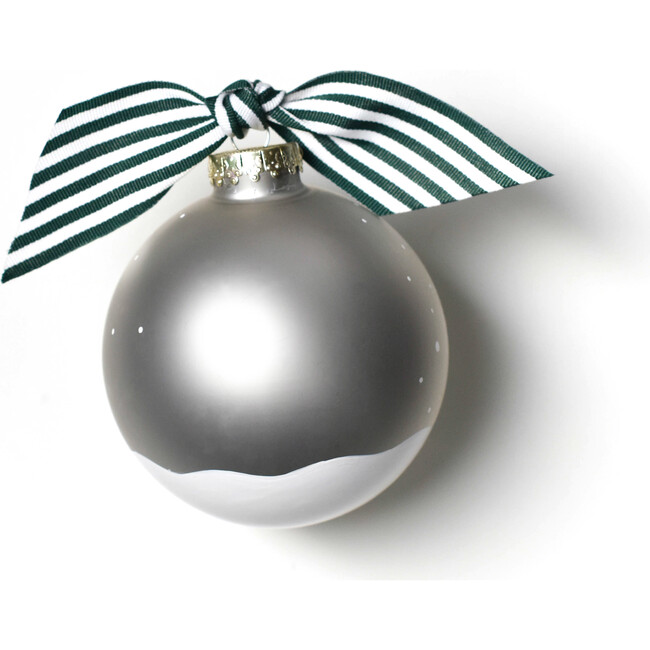 Santa on the Rooftop Glass Ornament - Ornaments - 3