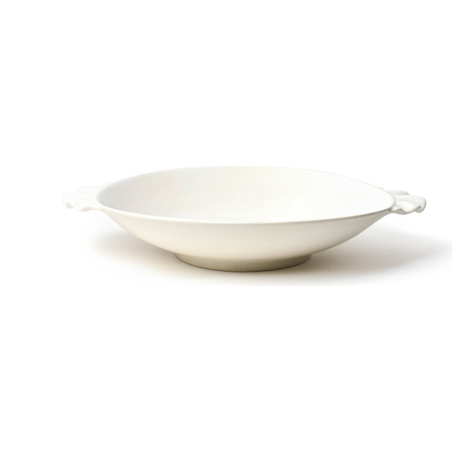 Signature White Ruffle Pasta Bowl