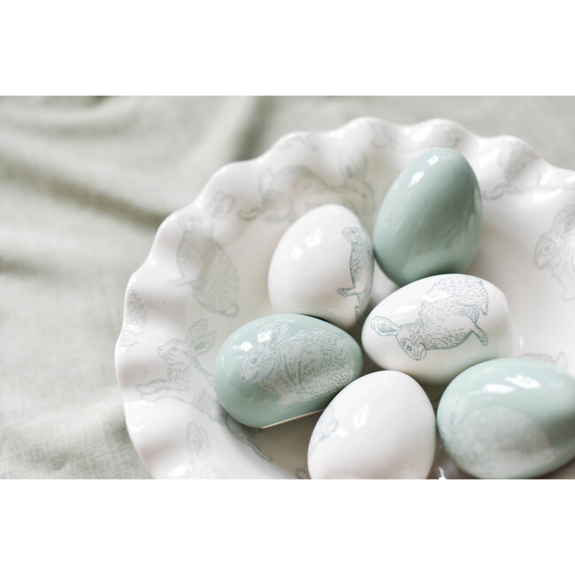 Speckled Rabbit Eggs Set of 2