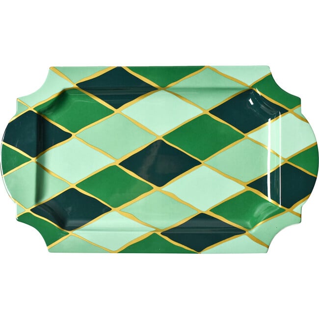 Diamond Tray, Emerald - Tableware - 1