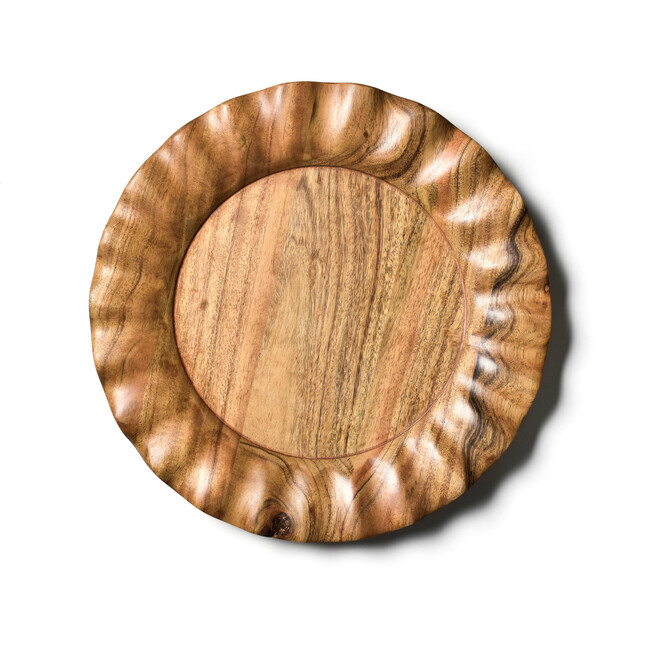 Fundamental Wood Ruffle Platter