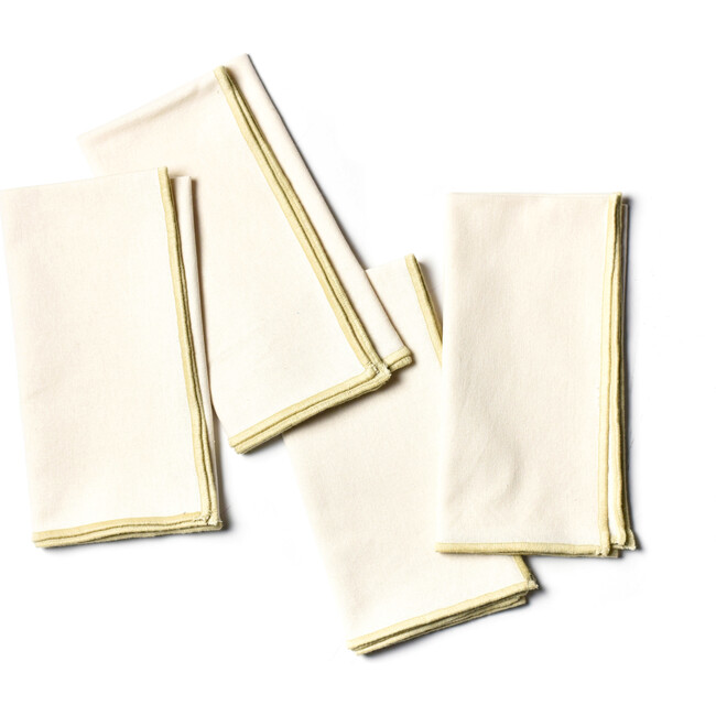 Color Block Ecru Napkin, Set of 4