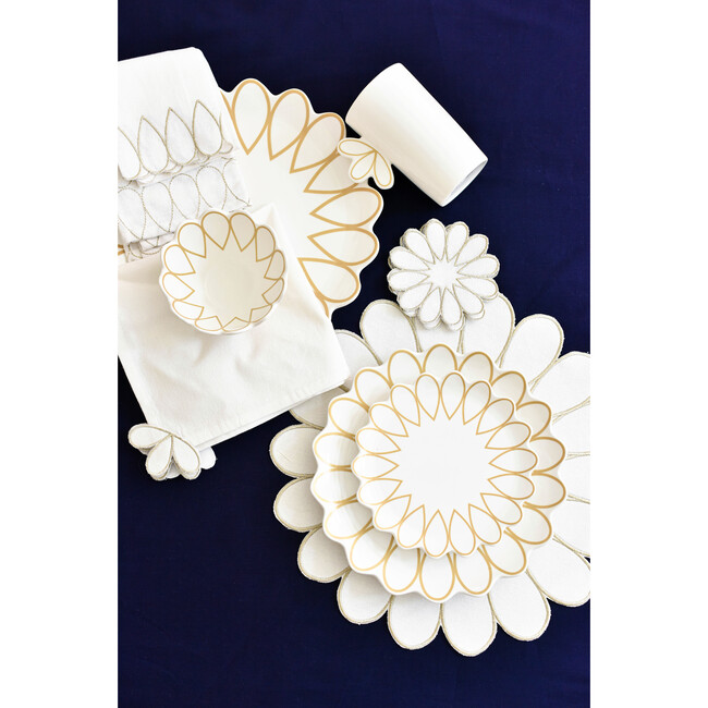 Deco Gold Scallop Platter
