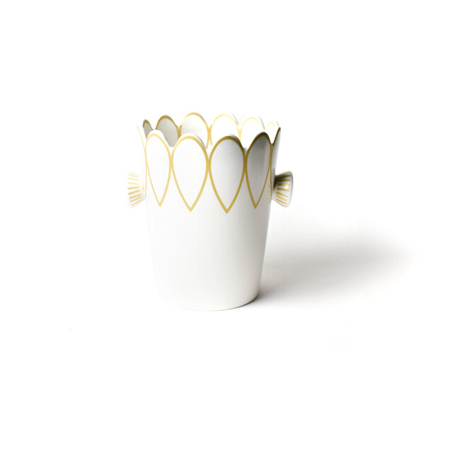 Deco Gold Scallop Ice Bucket
