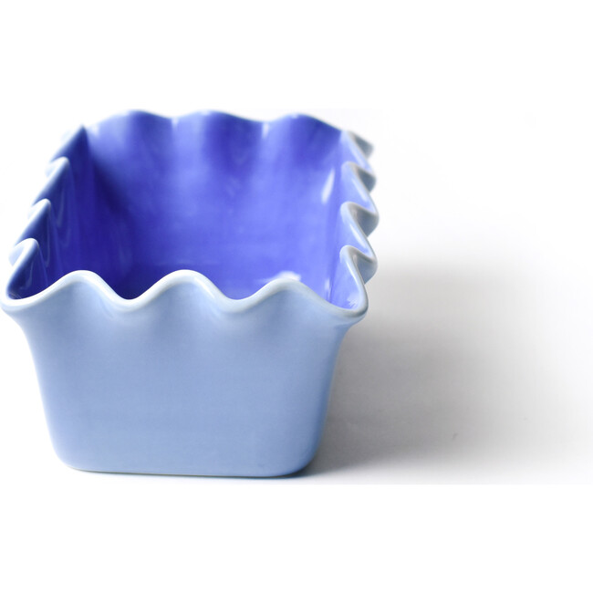Iris Blue Ruffle Loaf Pan