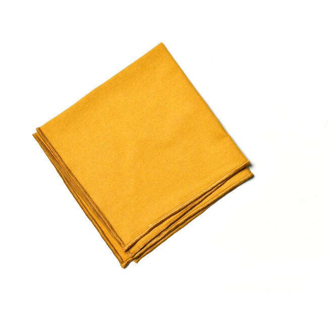 Color Block Brass Napkin, Set of 4