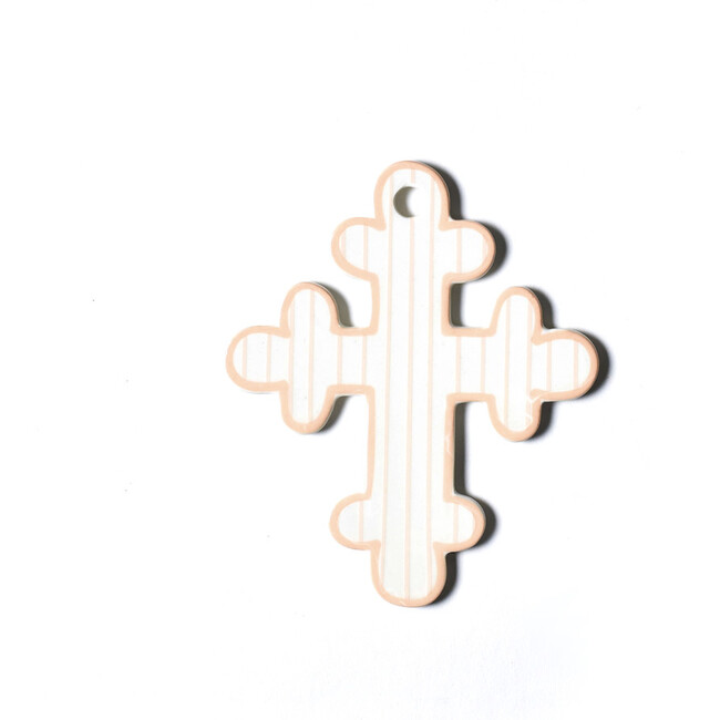 Pinstripe Cross, Pink