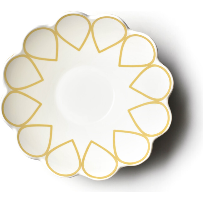 Deco Gold Scallop Serving Bowl - Tabletop - 3
