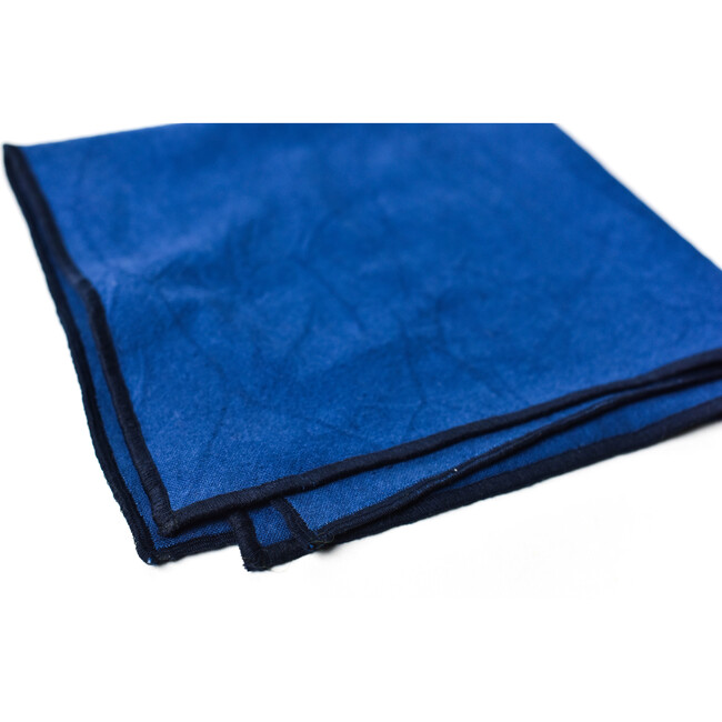 Color Block Navy Napkin, Set of 4 - Tabletop - 3