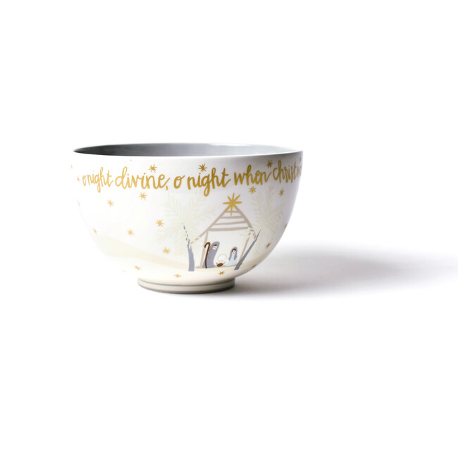 Neutral Nativity Footed Bowl