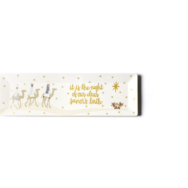 Neutral Nativity Skinny Rectangle Tray
