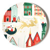 Vintage Christmas Village Salad Plate, Set of 4 - Tableware - 1 - thumbnail