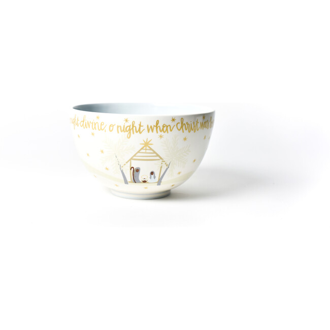 Neutral Nativity Footed Bowl Brown Skin