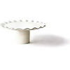 Signature White Ruffle Large Cake Stand - Tabletop - 1 - thumbnail