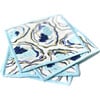 Oyster Print Cocktail Napkins, Set Of 4 - Accents - 3 - thumbnail