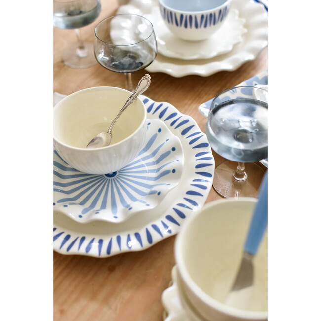 Ruffle Salad Plate, Set of 4