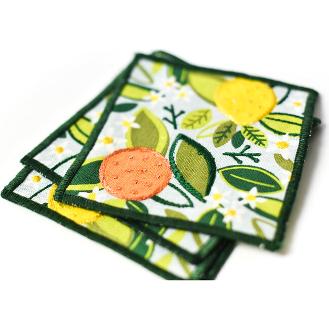 Citrus Print Cocktail Napkins, Set of 4 - Accents - 3