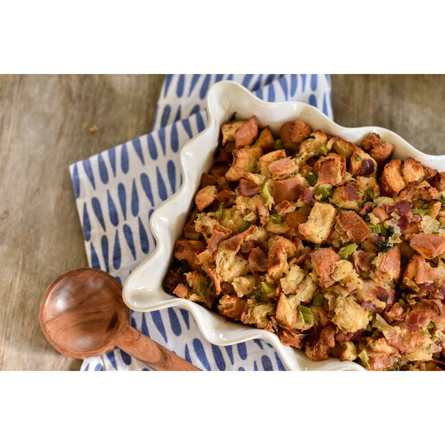 Signature White Ruffle Casserole