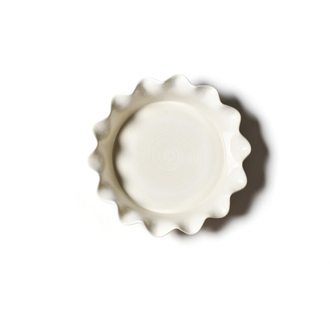 Signature White Ruffle Pie Dish - Tabletop - 3