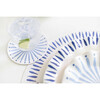 Iris Blue Burst Round Cocktail Napkins, Set of 4 - Tabletop - 2 - thumbnail
