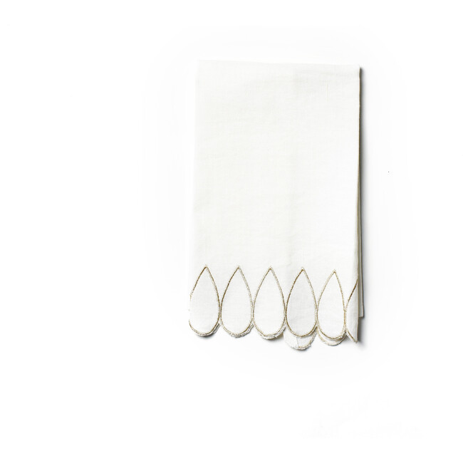 Deco Gold Scallop Medium Hand Towel