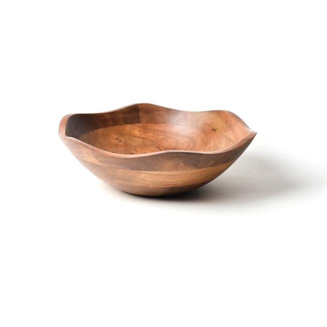 Fundamental Wood Ruffle Bowl