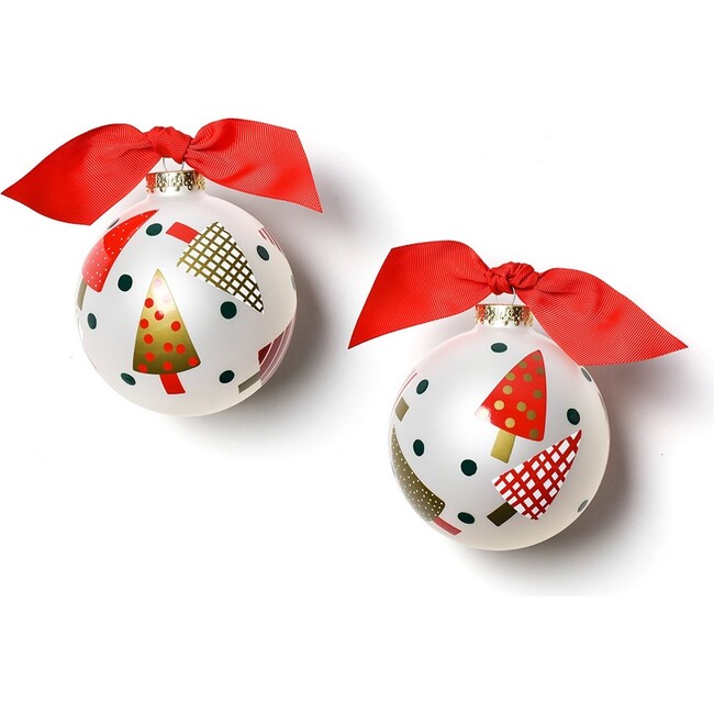 Patterned Trees Ornament - Ornaments - 1