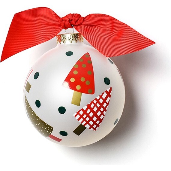 Patterned Trees Ornament - Ornaments - 3