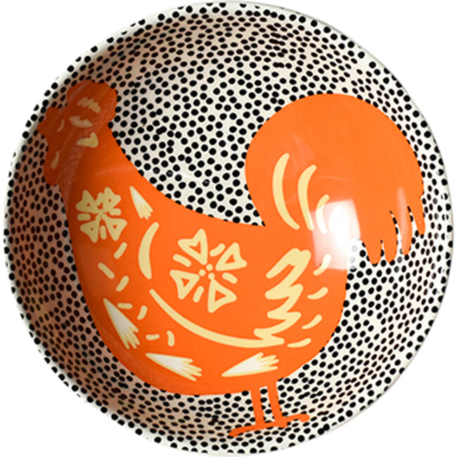 Chinese Zodiac Bowl Accent Bowl, Rooster