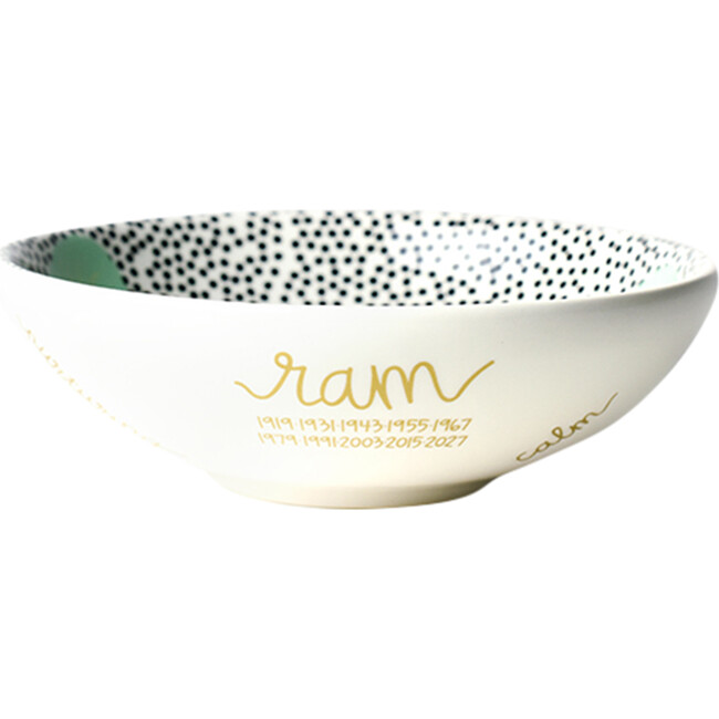 Chinese Zodiac Bowl Accent Bowl, Ram