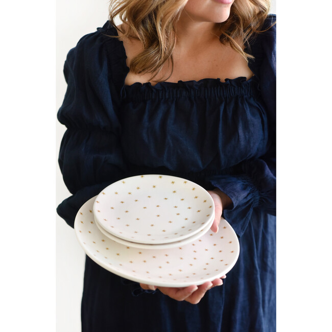 Gold Star Salad Plate, Set of 4