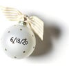 Welcome Little Ones Glass Ornament, White - Ornaments - 5 - thumbnail