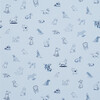 Good Dogs Everywhere Woven Wallpaper, Sky & Navy Blue - Wallpaper - 1 - thumbnail