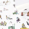 Joana Avilez's Street Scenes Peel & Stick Wallpaper, Multicolor On White - Wallpaper - 4 - thumbnail