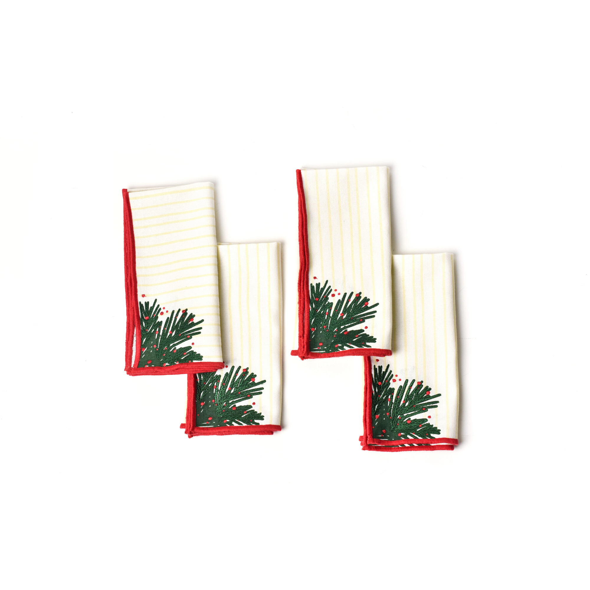 Coton Colors by Laura Johnson Balsam and Berry Napkin Set - Thumbnail 3