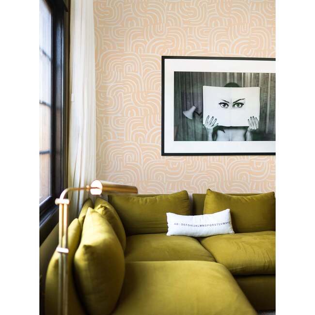 New Beat Wallpaper, Light Peach