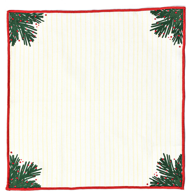 Balsam and Berry Napkin, Set of 4