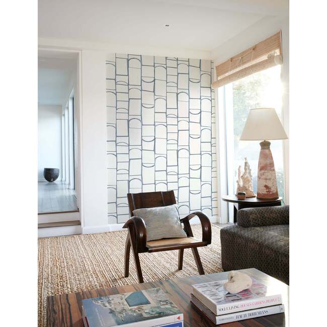 Bloomsbury Wallpaper, Slate