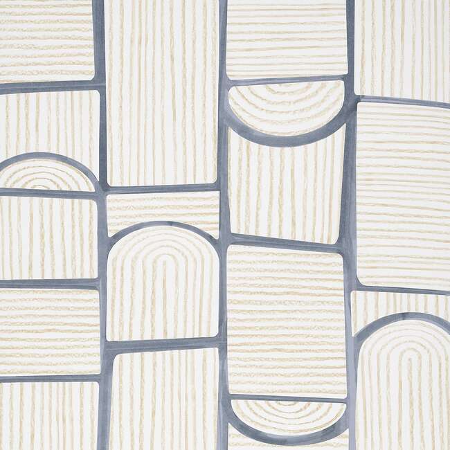 Bloomsbury Wallpaper, Slate - Wallpaper - 3