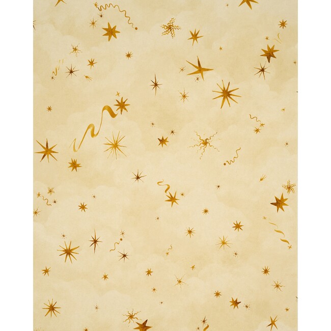 Luminaries Mid-Scale Design Textured Wallpaper, Sunbeam - Wallpaper - 4