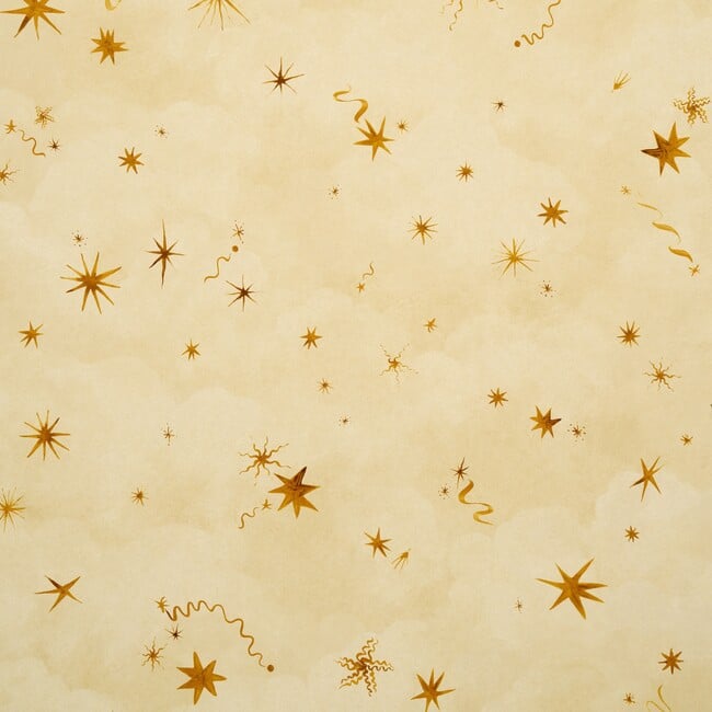 Luminaries Mid-Scale Design Textured Wallpaper, Sunbeam - Wallpaper - 5