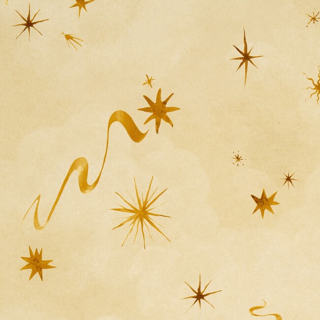 Luminaries Mid-Scale Design Textured Wallpaper, Sunbeam - Wallpaper - 6