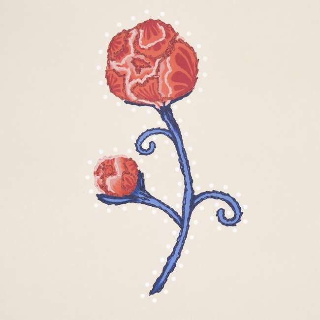 Rhinestone Cowboy 5-Yard Wallpaper, Poppy - Wallpaper - 4