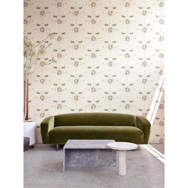 Reptilia 5-Yard Wallpaper, Bright Multi