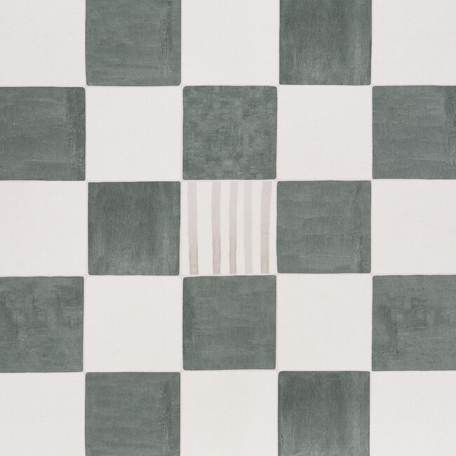 GAMBIT - SAGE & DEEP GREEN - Wallpaper - 4