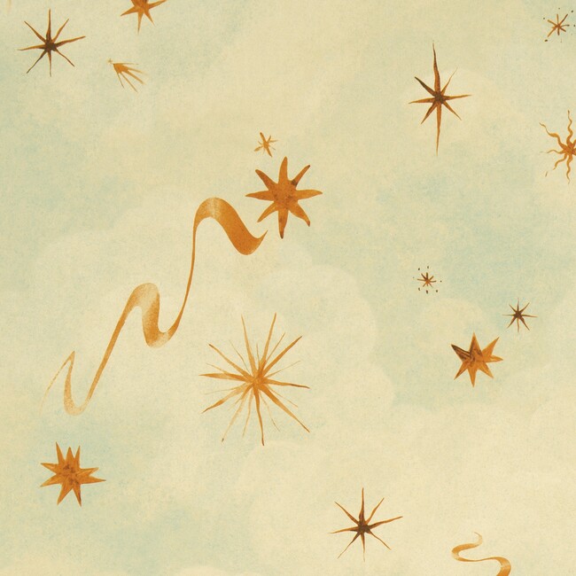 Luminaries Mid-Scale Design Textured Wallpaper, Dusk - Wallpaper - 6