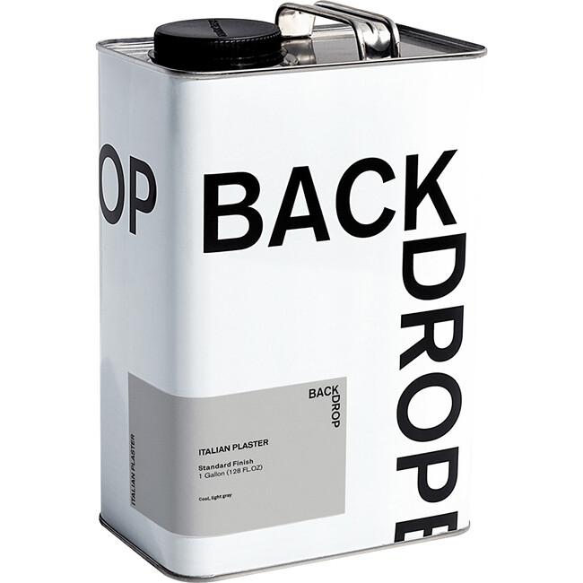 Italian Plaster Low-Sheen Semi-Matte Paint, Cool Light Gray