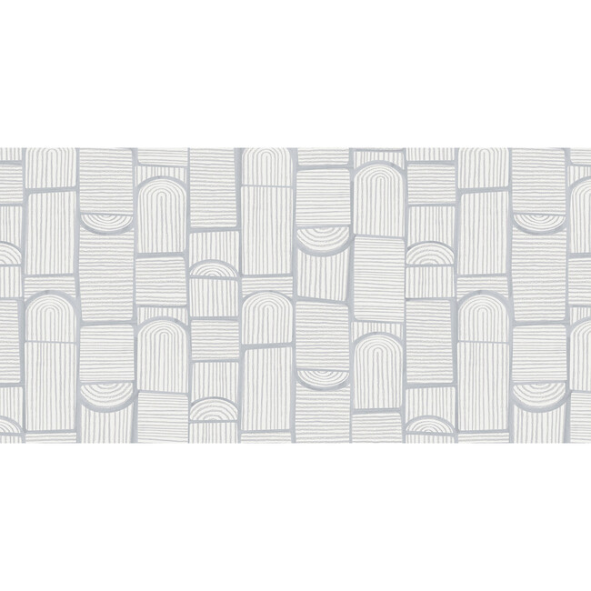 Bloomsbury 10-Yard Wallpaper, Cool Gray
