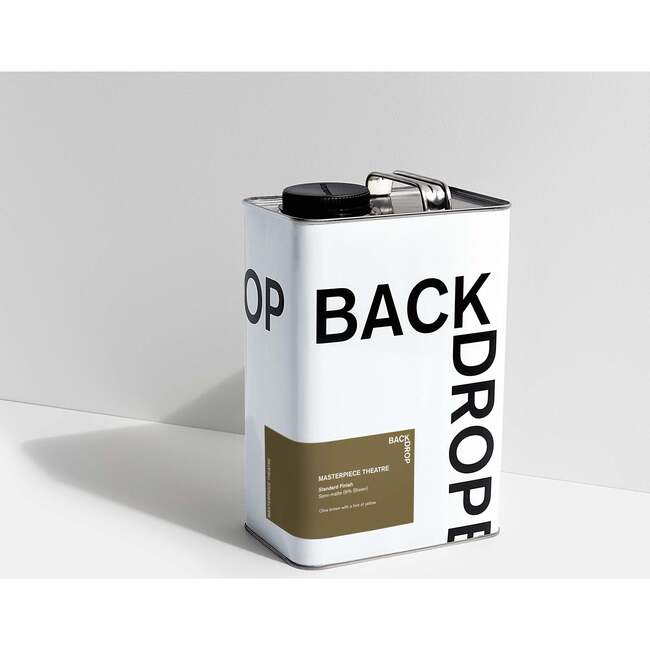 Masterpiece Theatre Low-Sheen Semi-Matte Paint, Olive Brown-Yellow - Paint - 5