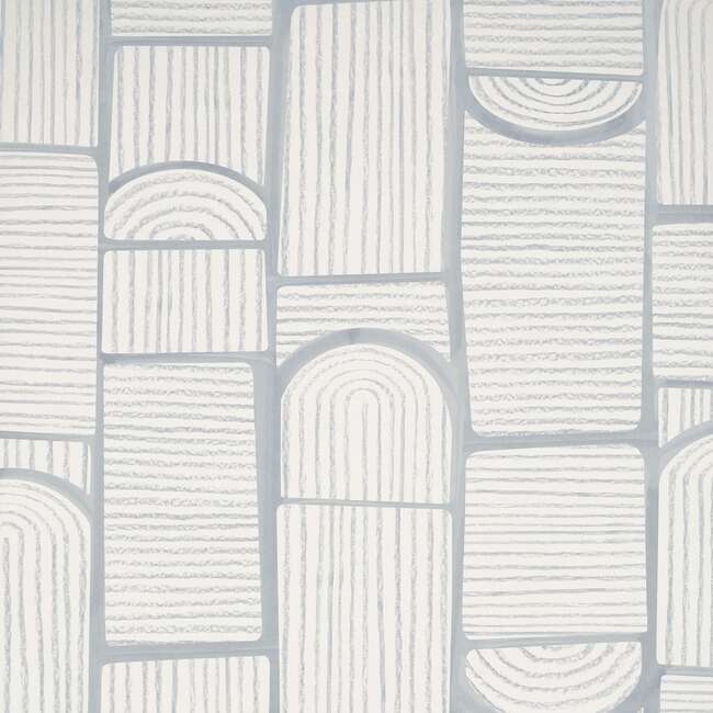 Bloomsbury 10-Yard Wallpaper, Cool Gray - Wallpaper - 3